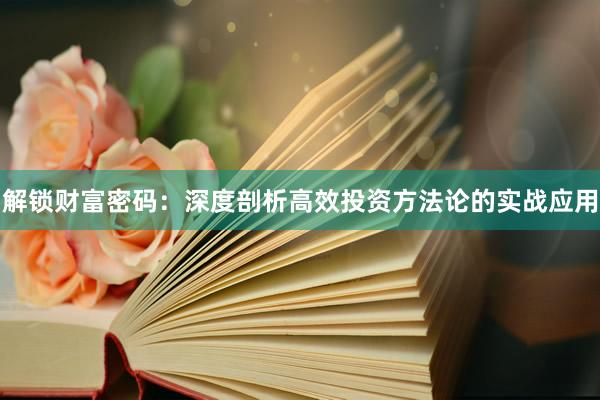 解锁财富密码：深度剖析高效投资方法论的实战应用
