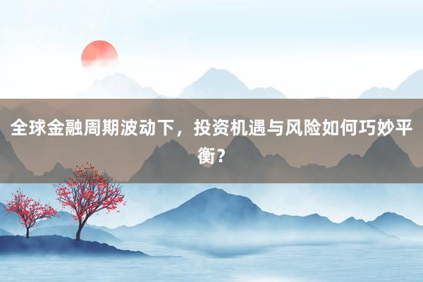 全球金融周期波动下，投资机遇与风险如何巧妙平衡？