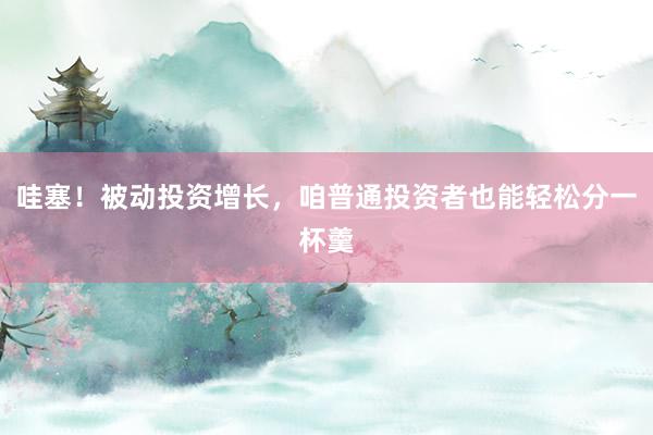 哇塞！被动投资增长，咱普通投资者也能轻松分一杯羹
